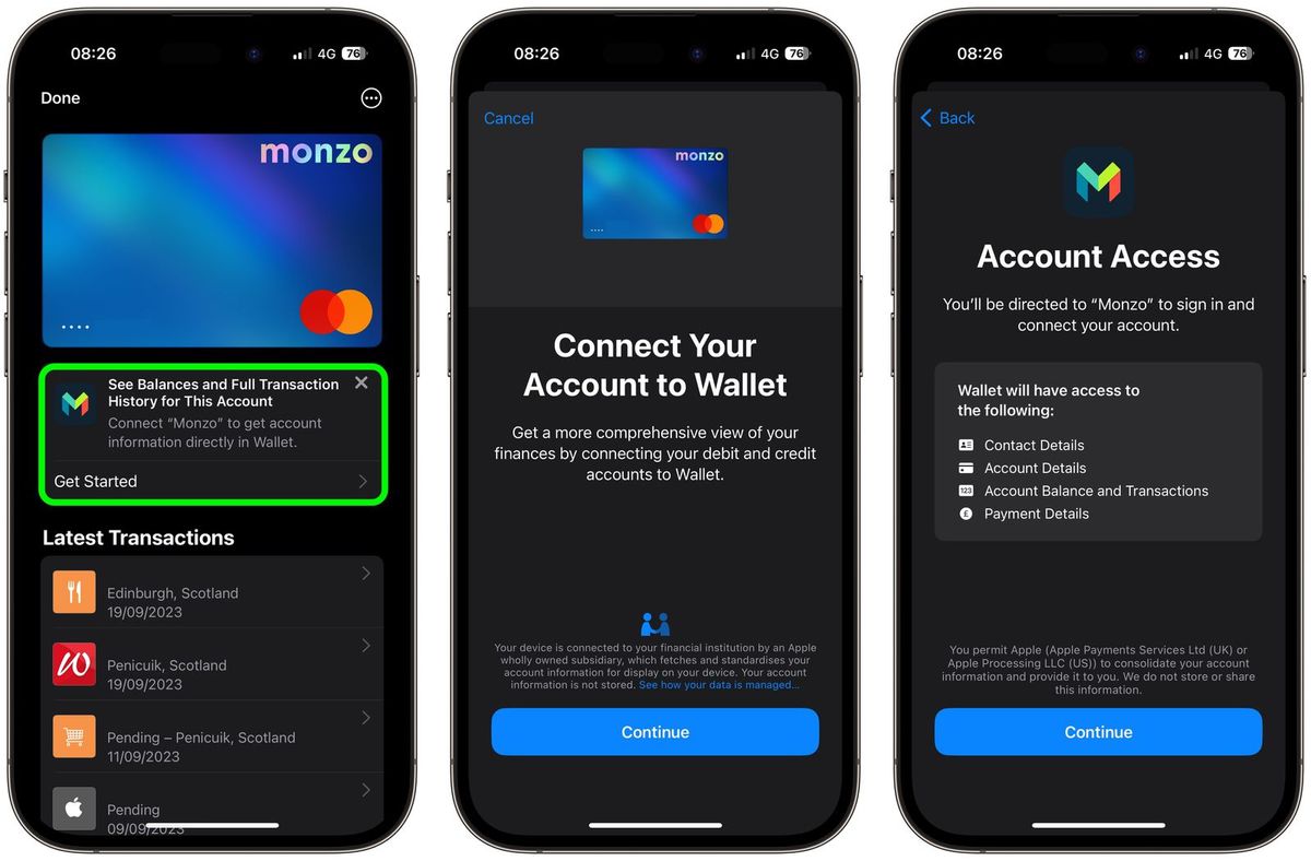 Apple Wallet app will now be able to show UK users’ current account balance from their bank