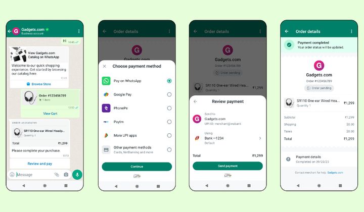🇮🇳WhatsApp Enables New Payment Features in India